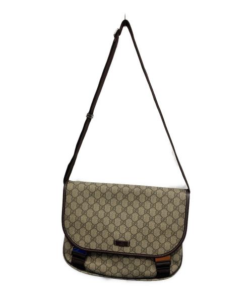 GUCCI（グッチ）GUCCI (グッチ) GGスプリーム 520981 ショルダーバッグ ベージュの古着・服飾アイテム