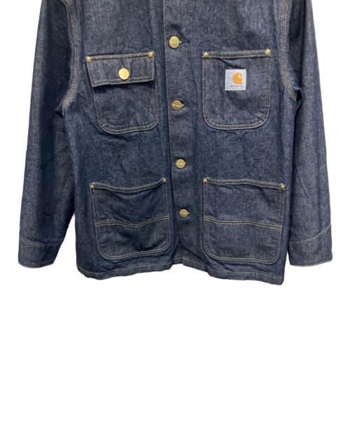 CarHartt（カーハート）CarHartt (カーハート) ADEN CHORE COAT デニムコート インディゴ サイズ:Sの古着・服飾アイテム