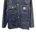 中古・古着 CarHartt (カーハート) ADEN CHORE COAT デニムコート インディゴ サイズ:S：20000円