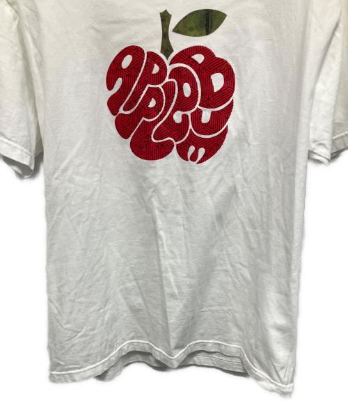 APPLEBUM（アップルバム）APPLEBUM (アップルバム) 大林檎 半袖カットソー ホワイト サイズ:Lの古着・服飾アイテム