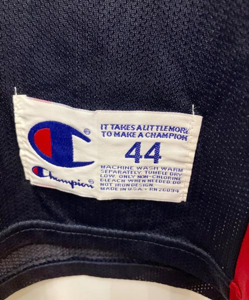 Champion（チャンピオン）Champion (チャンピオン) 90'sノースリーブカットソー ネイビー×レッド サイズ:Freeの古着・服飾アイテム