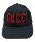 GUCCI (グッチ) ベースボールキャップ ブラック サイズ:M：20000円