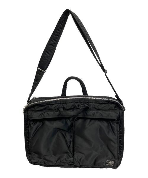 PORTER（ポーター）PORTER (ポーター) タンカー 2WAY DOCUMENT BAG 2WAYドキュメントバッグ ブラックの古着・服飾アイテム