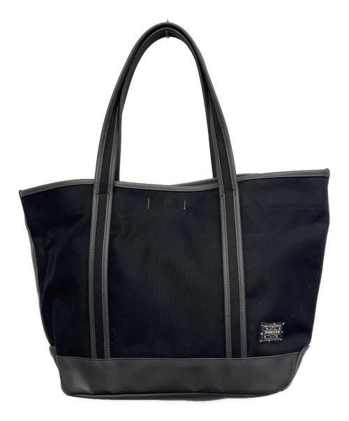 PORTER GIRL（ポーターガール）PORTER GIRL (ポーターガール) BOYFRIEND TOTE DENIM トートバッグ ブラック/リジッドの古着・服飾アイテム