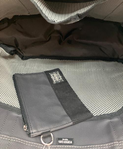 PORTER GIRL（ポーターガール）PORTER GIRL (ポーターガール) BOYFRIEND TOTE DENIM トートバッグ ブラック/リジッドの古着・服飾アイテム