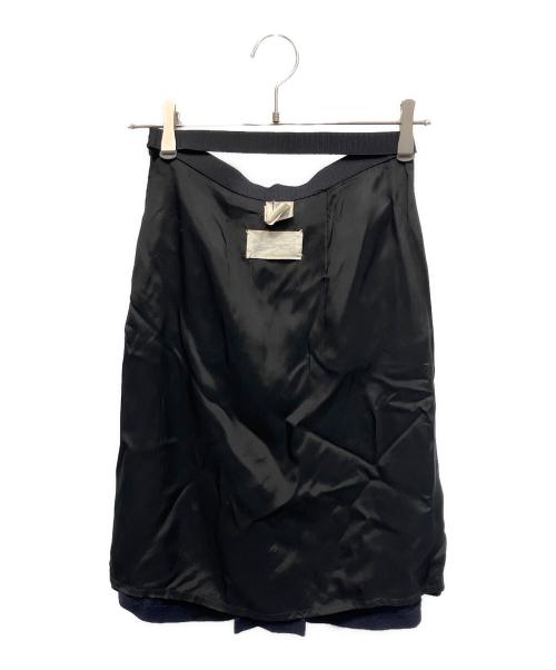 MARTIN MARGIELA（マルタン・マルジェラ）MARTIN MARGIELA (マルタン・マルジェラ) 青タグ・1997SS 未完成スカート エプロンスカート ネイビー サイズ:38の古着・服飾アイテム