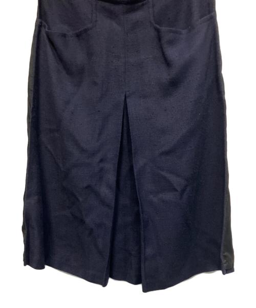 MARTIN MARGIELA（マルタン・マルジェラ）MARTIN MARGIELA (マルタン・マルジェラ) 青タグ・1997SS 未完成スカート エプロンスカート ネイビー サイズ:38の古着・服飾アイテム