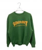 SUPREME×THRASHERシュプリーム×スラッシャー）の古着「厚手ニット」｜グリーン
