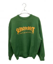 SUPREME×THRASHER（シュプリーム×スラッシャー）の古着「厚手ニット」｜グリーン
