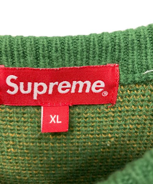 SUPREME（シュプリーム）SUPREME (シュプリーム) THRASHER (スラッシャー) 厚手ニット グリーン サイズ:XLの古着・服飾アイテム