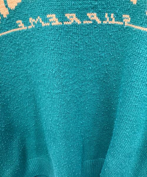 SUPREME（シュプリーム）SUPREME (シュプリーム) THRASHER (スラッシャー) 厚手ニット グリーン サイズ:XLの古着・服飾アイテム