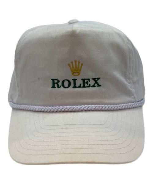 ROLEX（ロレックス）ROLEX (ロレックス) NISSINボディ キャップ ホワイトの古着・服飾アイテム