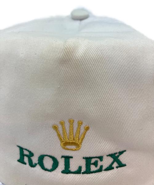 ROLEX（ロレックス）ROLEX (ロレックス) NISSINボディ キャップ ホワイトの古着・服飾アイテム