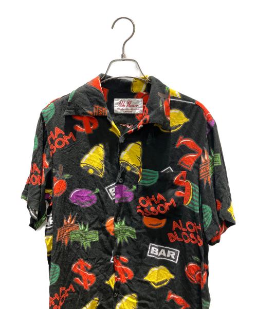 Aloha Blossom（アロハブロッサム）Aloha Blossom (アロハブロッサム) アロハシャツ ブラック サイズ:38の古着・服飾アイテム