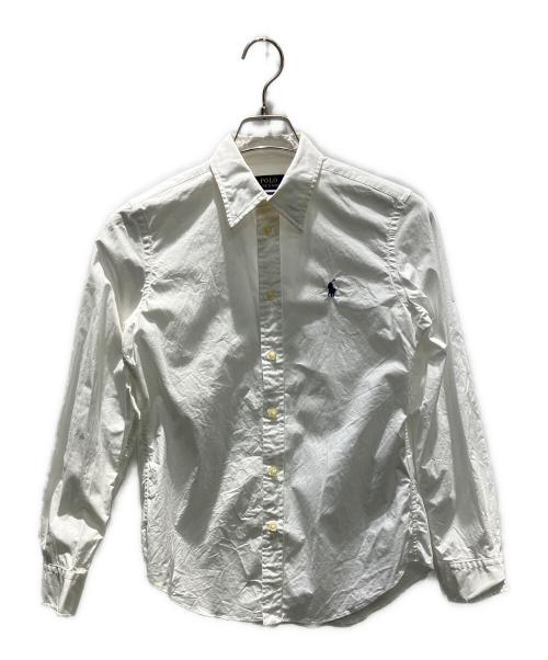 POLO RALPH LAUREN（ポロ・ラルフローレン）POLO RALPH LAUREN (ポロ・ラルフローレン) 長袖シャツ ホワイト サイズ:4の古着・服飾アイテム