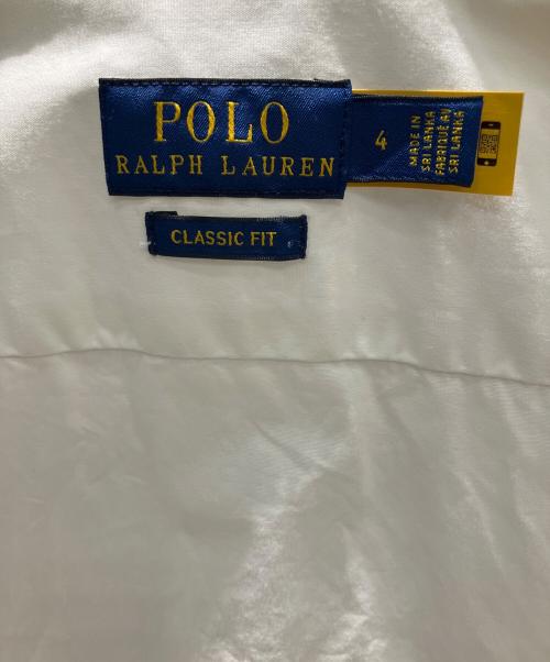 POLO RALPH LAUREN（ポロ・ラルフローレン）POLO RALPH LAUREN (ポロ・ラルフローレン) 長袖シャツ ホワイト サイズ:4の古着・服飾アイテム