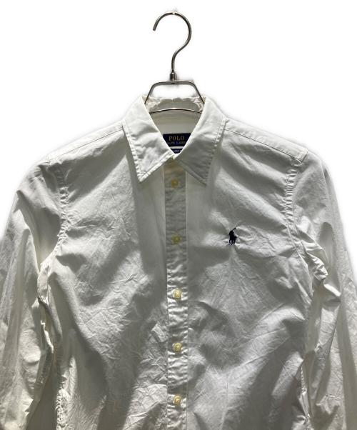 POLO RALPH LAUREN（ポロ・ラルフローレン）POLO RALPH LAUREN (ポロ・ラルフローレン) 長袖シャツ ホワイト サイズ:4の古着・服飾アイテム