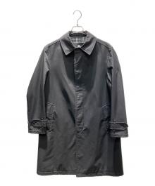 BURBERRY BLACK LABEL（バーバリーブラックレーベル）の古着「ステンカラーコート」｜ブラック