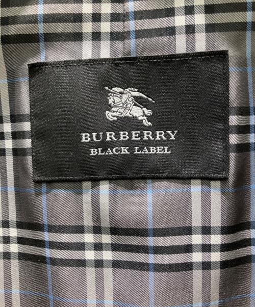 BURBERRY BLACK LABEL（バーバリーブラックレーベル）BURBERRY BLACK LABEL (バーバリーブラックレーベル) ステンカラーコート ブラック サイズ:Mの古着・服飾アイテム