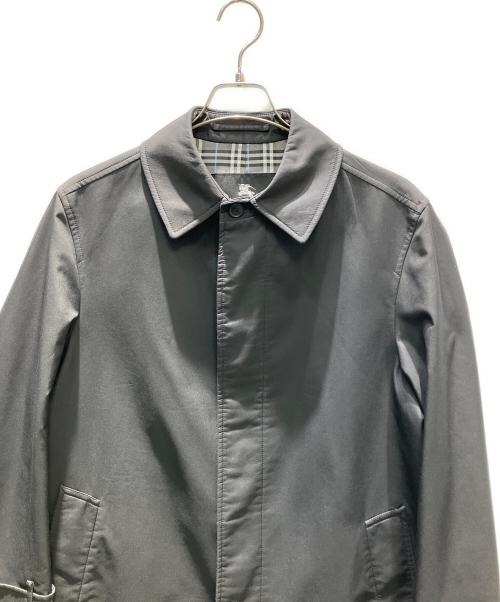 BURBERRY BLACK LABEL（バーバリーブラックレーベル）BURBERRY BLACK LABEL (バーバリーブラックレーベル) ステンカラーコート ブラック サイズ:Mの古着・服飾アイテム