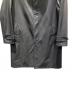 中古・古着 BURBERRY BLACK LABEL (バーバリーブラックレーベル) ステンカラーコート ブラック サイズ:M：8000円