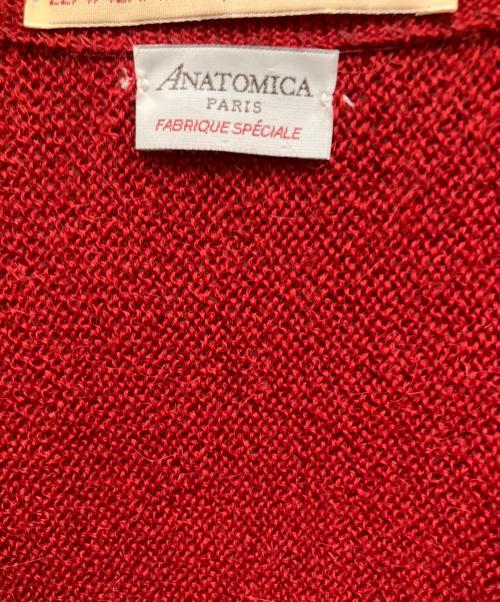 ANATOMICA（アナトミカ）ANATOMICA (アナトミカ) FANNI LEMERMAYER (ファニ レママイヤー) 厚手カーディガン レッド サイズ:Freeの古着・服飾アイテム