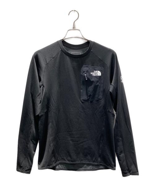 THE NORTH FACE（ザ ノース フェイス）THE NORTH FACE (ザ ノース フェイス) エクスペディションドライドットクルー 長袖カットソー ブラック サイズ:Lの古着・服飾アイテム