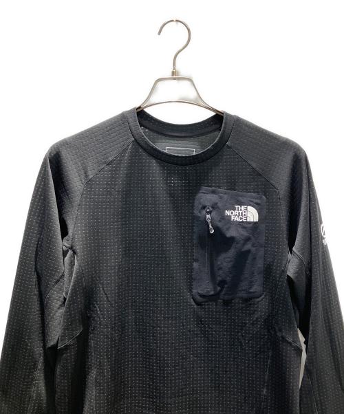 THE NORTH FACE（ザ ノース フェイス）THE NORTH FACE (ザ ノース フェイス) エクスペディションドライドットクルー 長袖カットソー ブラック サイズ:Lの古着・服飾アイテム