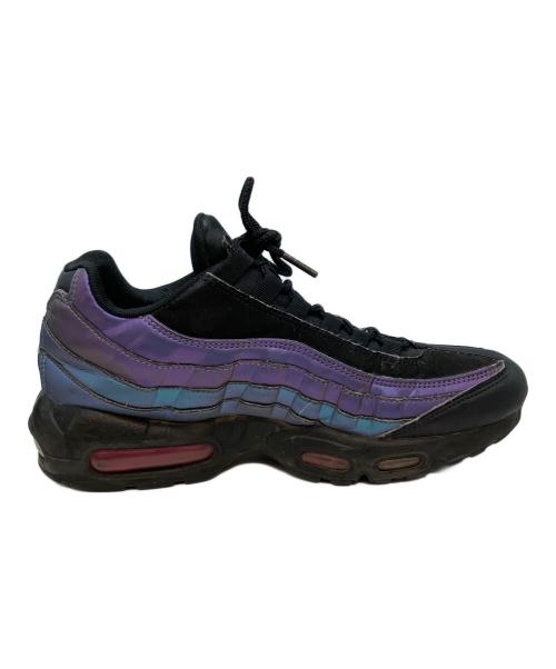 NIKE（ナイキ）NIKE (ナイキ) AIR MAX95 PREMIUM ローカットスニーカー ブラック×パープル サイズ:26.5cmの古着・服飾アイテム