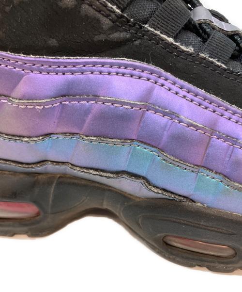 NIKE（ナイキ）NIKE (ナイキ) AIR MAX95 PREMIUM ローカットスニーカー ブラック×パープル サイズ:26.5cmの古着・服飾アイテム