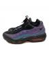 NIKE (ナイキ) AIR MAX95 PREMIUM ローカットスニーカー ブラック×パープル サイズ:26.5cm：6000円