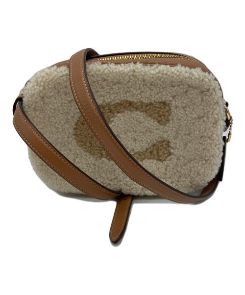 COACH（コーチ）COACH (コーチ) ミニ ジェイミー カメラ バッグ・コーチ モチーフ ショルダーバッグ ベージュ×ナチュラルの古着・服飾アイテム