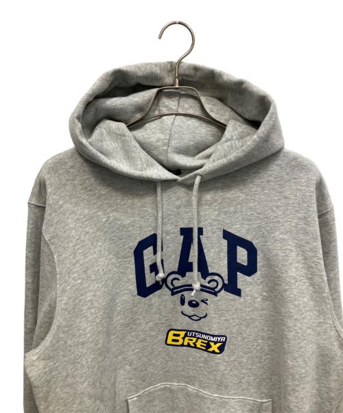 GAP（ギャップ）GAP (ギャップ) 宇都宮ブレックス VINTAGESOFT プルオーバーパーカー グレー サイズ:Lの古着・服飾アイテム