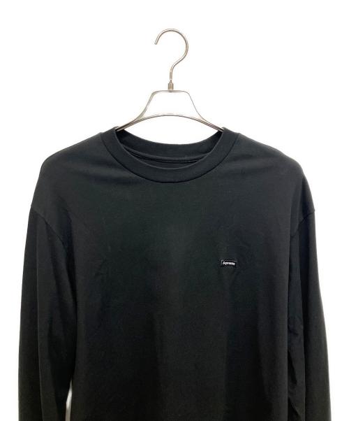SUPREME（シュプリーム）SUPREME (シュプリーム) スモールボックスロゴ 長袖カットソー ブラック サイズ:Mの古着・服飾アイテム