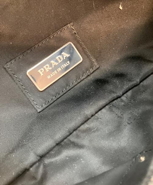 PRADA（プラダ）PRADA (プラダ) 84 ナイロンウエストポーチ ブラックの古着・服飾アイテム