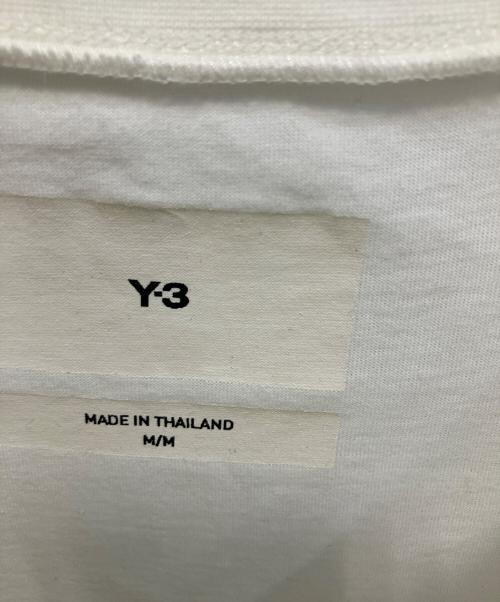 Y-3（ワイスリー）Y-3 (ワイスリー) LOGO GFX Tシャツ ホワイト サイズ:Mの古着・服飾アイテム