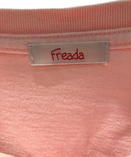 freada（フリーダ）freada (フリーダ) 半袖カットソー ピンク サイズ:Freeの古着・服飾アイテム