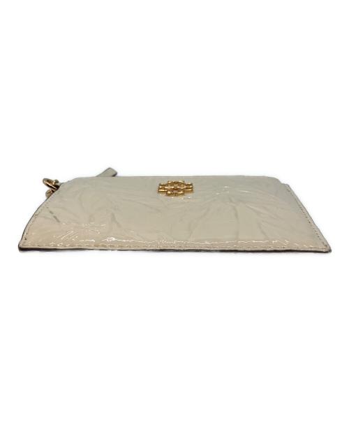 TORY BURCH（トリーバーチ）TORY BURCH (トリーバーチ) カードケース ホワイトの古着・服飾アイテム