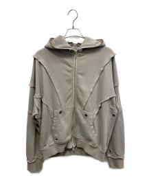BREATH（ブレス）の古着「25AW FADE ZIP UP HOODIE TYPE-2 ジップアップパーカー」｜グレー