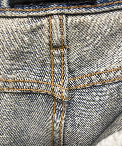SKOOT HANDMEDOWNS（スクート ハンドミーダウンズ）SKOOT HANDMEDOWNS (スクート ハンドミーダウンズ) MECHANIC DENIM PANTS ダメージ加工デニムパンツ ブルー サイズ:Lの古着・服飾アイテム