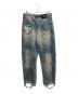 SKOOT HANDMEDOWNS (スクート ハンドミーダウンズ) MECHANIC DENIM PANTS ダメージ加工デニムパンツ ブルー サイズ:L：35000円