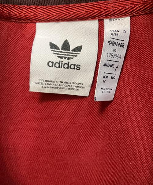 adidas（アディダス）adidas (アディダス) Retro Sports クリケット インスパイアード トラックトップ トラックジャケット レッド サイズ:Mの古着・服飾アイテム