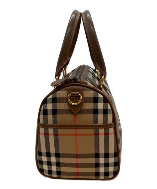 BURBERRY（バーバリー）BURBERRY (バーバリー) ノバチェック柄 ハンドバッグ ブラウンの古着・服飾アイテム