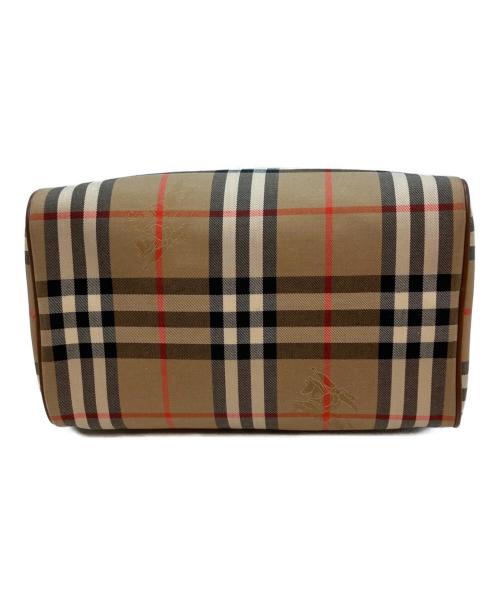 BURBERRY（バーバリー）BURBERRY (バーバリー) ノバチェック柄 ハンドバッグ ブラウンの古着・服飾アイテム