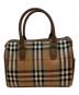 BURBERRY (バーバリー) ノバチェック柄 ハンドバッグ ブラウン：40000円