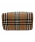 中古・古着 BURBERRY (バーバリー) ノバチェック柄 ハンドバッグ ブラウン：40000円