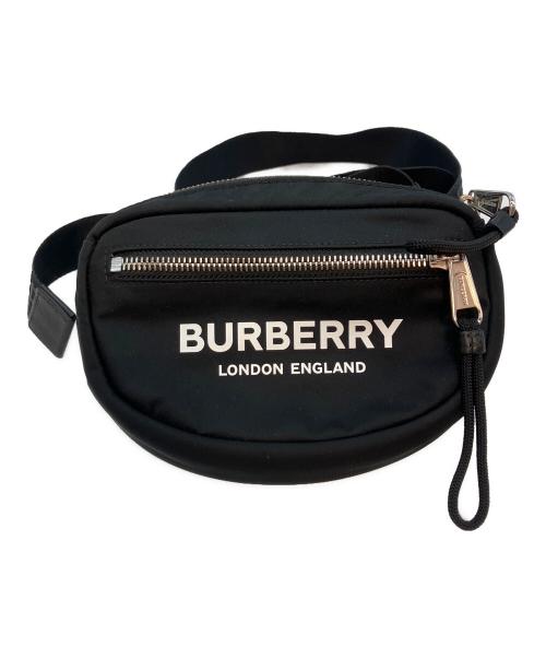 BURBERRY（バーバリー）BURBERRY (バーバリー) バムバッグ ウエストポーチ ブラックの古着・服飾アイテム