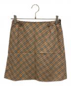 Burberry'sバーバリーズ）の古着「ノバチェック スカート」｜ベージュ