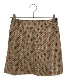 Burberry's（バーバリーズ）の古着「ノバチェック スカート」｜ベージュ