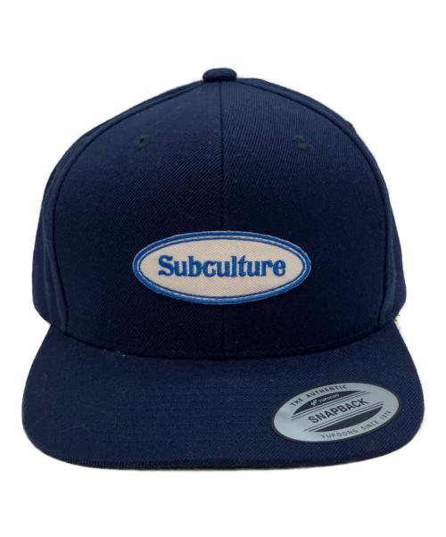 Subculture（サブカルチャー）Subculture (サブカルチャー) キャップ ブルー サイズ:Freeの古着・服飾アイテム